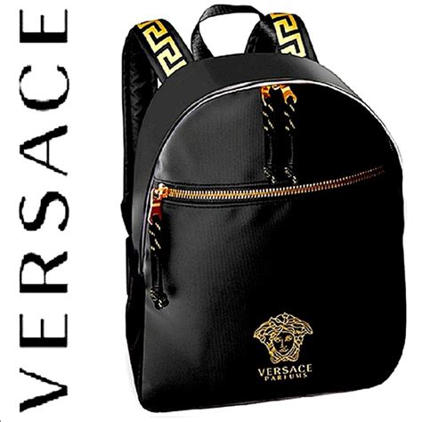 black versace parfums backpack|versace parfums backpack gift set.